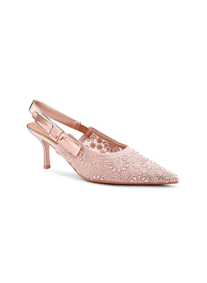 IconStyle The Dantel With Crystal Heel Shoes